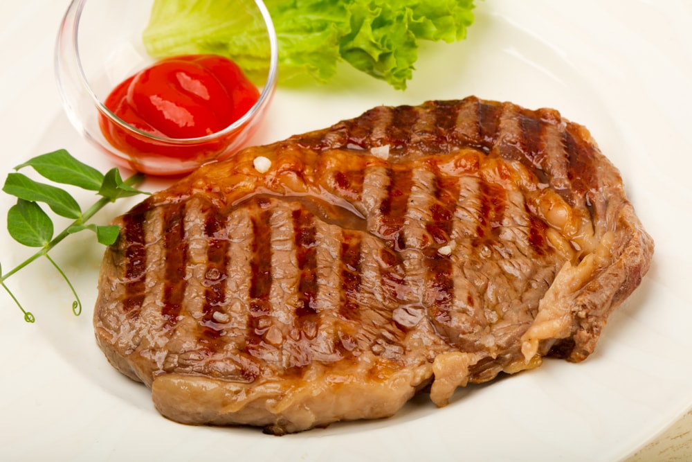 Grilled Sirloin Steak. 