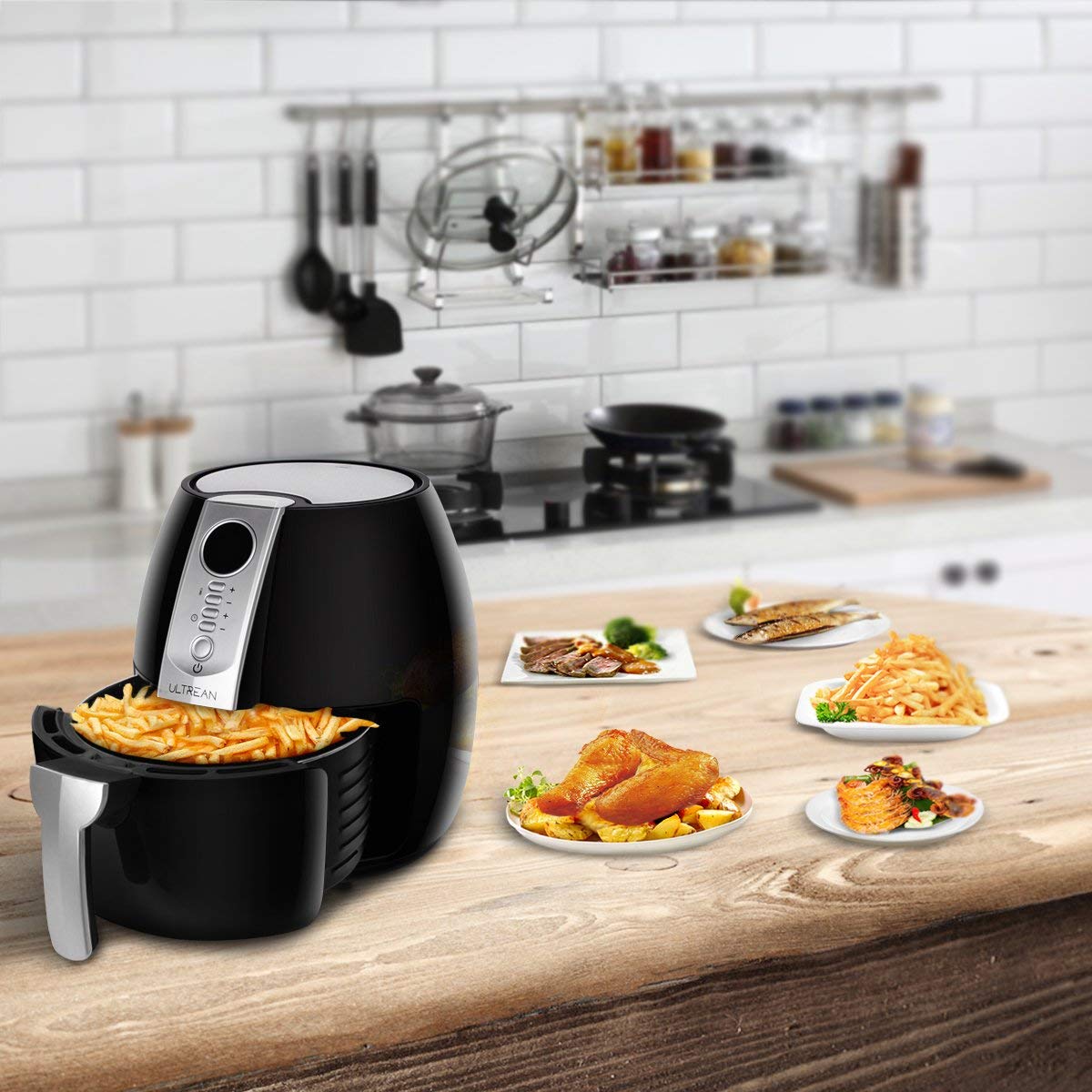 Ultrean Air Fryer Hot Digital OilFree Fryer